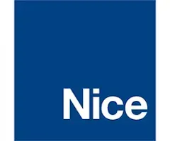 Blue square with the word “Nice” in white text at the bottom center